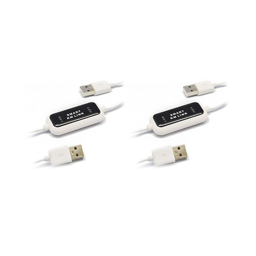 2X Usb 2.0 Link Pc To Pc Keyboard Mouse Share Sync Data Link Usb Extension Cable Data File Transfer Usb 6032211556964