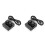 2X Custom  Keyboard 2 Key RGB Macro OSU Keypad Programmable Mechanical Keyboard for Gaming Working, Black Type B 1