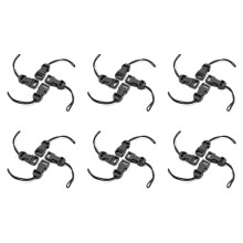24 Pcs Quick Release Camera Strap QD Loops Connector Adapter Camera Quick Release Clip for Digital Cameras, Binoculars