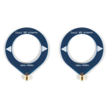 2X Donut Broadband Antenna 10kHz-180MHz Receiving Antenna  Loop Antenna for Radio Walkie Talkie SDR