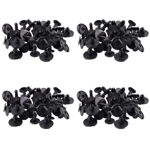 80 Pcs Clips de Verrouillage de Garde-Boue à Vis