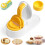 Manual Dough Presser Dumpling Wrappers Press Wrapper,Dumpling Mold Set Bun Mold Dumpling Press Easy-Tool 8