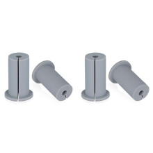 4Pcs Cable Routing Kit for Starlink, Cable Feed Through Bushings for 1Inch Wall Hole, Ethernet Cable Wall Grommet,Gray