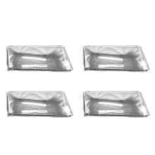 4X for for Octavia 2001 2002 2003 2004 Right Headlight Shell Lamp Shade Transparent Lens Cover Headlight Cover