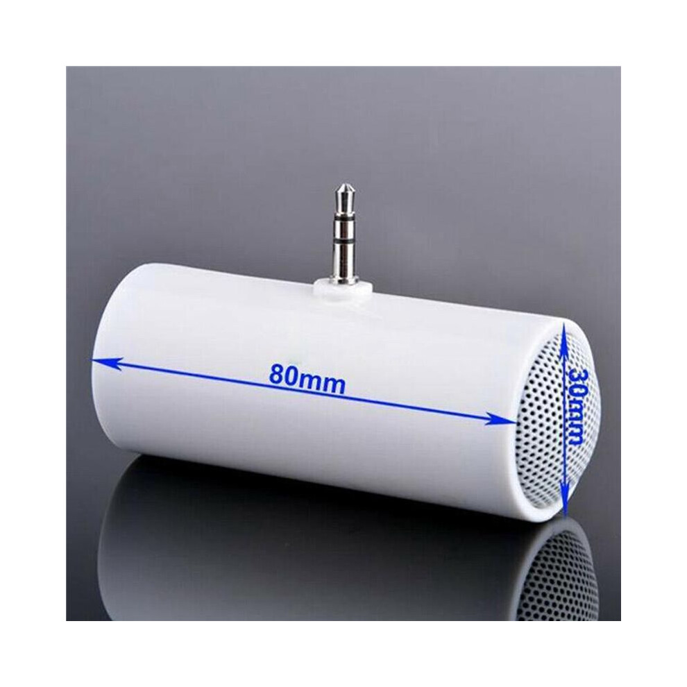 3Pcs 3.5Mm Jack Stereo Speaker Portable Mp3 Music Player Speaker Amplifier Loudspeaker For Phone Tablet Pc- White 6032242347029