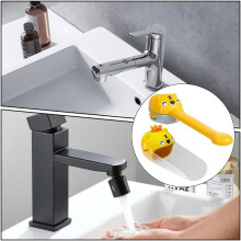 Wasserhahnverlängerung mit Cartoon-Tieren für Kinder zum Händewaschen im Badezimmer, Waschbeckenzubehör, Küche, Praktisch zum Waschen Von Babys.