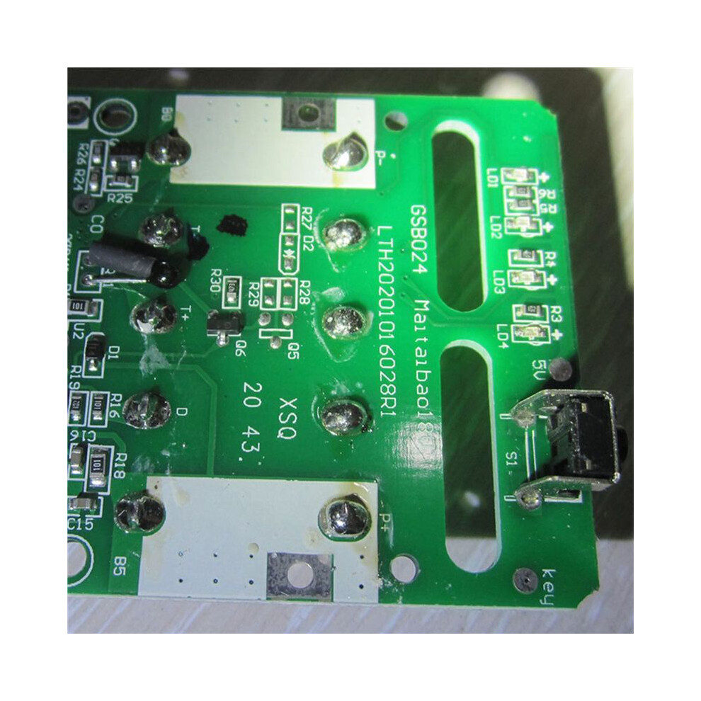 3Pcs Li-Ion Battery Charging Protection Circuit Board Pcb Board For 18V Lithium Battery Rack 4712562621475