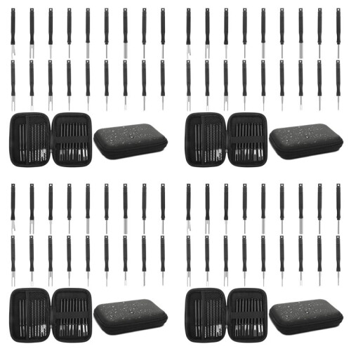 Terminal Removal Tool Kit, 72PC Pin Extractor Tool Set Depinning Tool, Auto Electrical Wire Connector Pin Release Tool