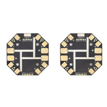 2X PDB400A 4-12S 400A PDB-Verteilerplatine 400A Stromsensor 4-12S 30,5 mm für FPV-Quadrocopter-Modellflugzeuge mit Starren Flügeln