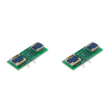 2X QFN8/WSON8 Universal Two-in-One Socket / Adapter for Both 6x5MM and 8x6MM Chips SMT BIOS Flash Socket