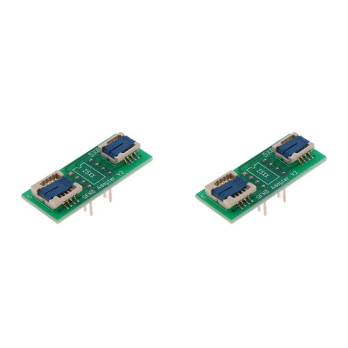 2X QFN8/WSON8 Socket/Adattatore Universale Due In  per Chip SMT BIOS Flash Socket da 6x5MM e 8x6MM