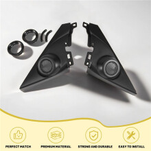 1.5 Inch Pair Front Pillar Althorn Tweeter Covers Car Tweeter Refitting Speaker Boxes Mounts for 2016-2019