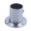 Wardrobe 25mm Tube Stainless Steel Rail Rod End Support Bracket 4Pcs 5
