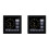 2X Tuya T3E Pro  Control Panel  Touch Screen Panel  Zigbee Intelligent Wall Push Light  Black 1