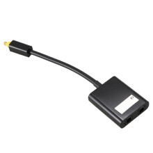 3X Digitale SPDIF Optische Audiosplitter 2-Weg Toslink-Splitteradapter 1 Ingang 2 Uitgang SPDIF Optische Kabelsplitterhub