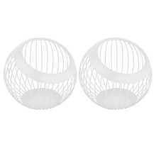 2X Coffee Pod Holder, K Cup and Espresso Bean Rack for Counter Coffee Bar, Coffee Capsule Storage Basket