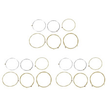 Set 18 Metal Strings for Acoustic Guitar 1 Meter 1M New