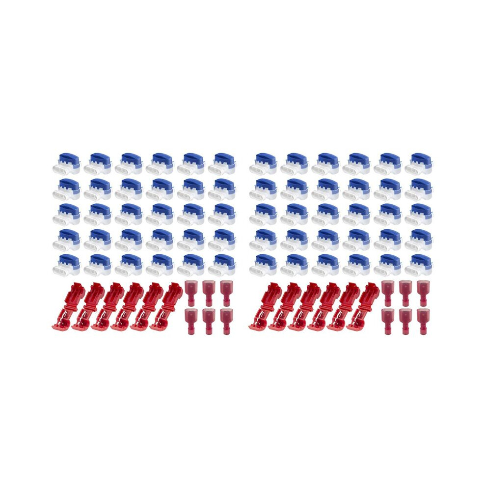 72Pcs Cable Connectors For Robotic Lawnmowers, Waterproof Connection Cable Wire Connector With Gel Filling 6034170089392