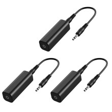 3X Speaker 3.5mm Aux Audio Noise Filter Ground Loop Noise Isolator Eliminate for Car Stereo Audio System