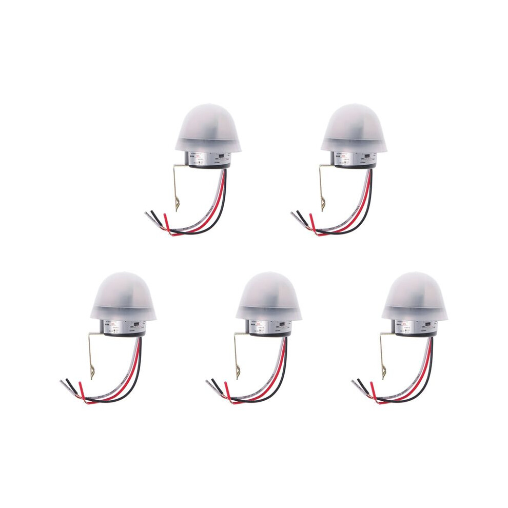 5X Auto Off Photocell Street Light Lamp C Ac 220V 50-60Hz 10A Photo Control Photoswitch Sensor 6032103163737