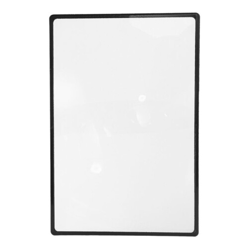 10X Reading Support Sheet Magnifier Magnifying Glass 3-Zoom Black 1