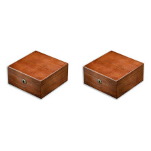 2X Luxury Wooden Watch Box Watch Holder Box for Watches Top Jewelry Organizer Box Grids Watch Organizer New Square