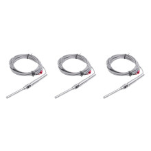 3X K Type 50x5mm 800C Probe Thermocouple Temperature Sensor Cable 9.8ft 3 Meters