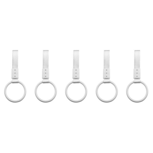 5X Ring Handle Strap Charm Round JDM Tsurikawa Ring Subway Train Bus Handle Strap Charm Drift