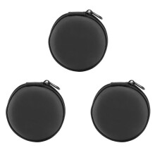 3X Earphone Headphone Carrying Hard Hold Case Storage Bag Box Pocket Collection