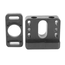 6X Z Axis Lead Screw Fixing Block Aluminum Block 3D Printer Lead Screw Fix Mount for CR-10 3 Z-Rod Bearing Holder