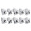40PCS Powercon Connector 3 Pins 20A 250V Power Speaker Panel Socket Female for LED Screen Stage Lighting,Grey 3