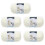5 Group Milk Cotton Wool Yarn for Hand Knitting Soft(White) Rough About 2.5mm 1