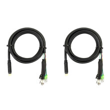 2Stück 1,3 Meter Ebike Motor Anschluss Kabel Universal Stecker 9 Poliger Anschluss für Ebike Elektro Fahrrad