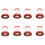8Pcs Filter for  VC01 Handheld Vacuum Cleaner Accessories Replacement Filter Portable Dust Collector 1