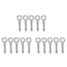 15Pcs M8 X 60mm Expansion Bolt Anchor Bolt 304 Stainless Steel Ring Lifting Anchor Eye Bolt Expansion Eyebolt