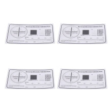 4X Microscope Correction Ruler Optical Micrometer Correction Sheet Precision Instrument Film Calibration Plate,B