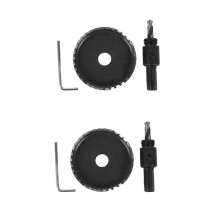 2pcs 60mm Pro Hole Saw Tooth Steel Holesaw Drill Bit Cutter Tool for Metal Wood Alloy