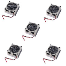 5X DIY Thermoelectric Cooler Cooling System Semiconductor Refrigeration System Kit Heatsink Peltier Cooler for 10L Water