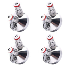 4X Lock Keg Tap Dispenser for Beer Keg Stainless Steel Dispenser Growler Homebrew Spear 3.6L/5L/10L