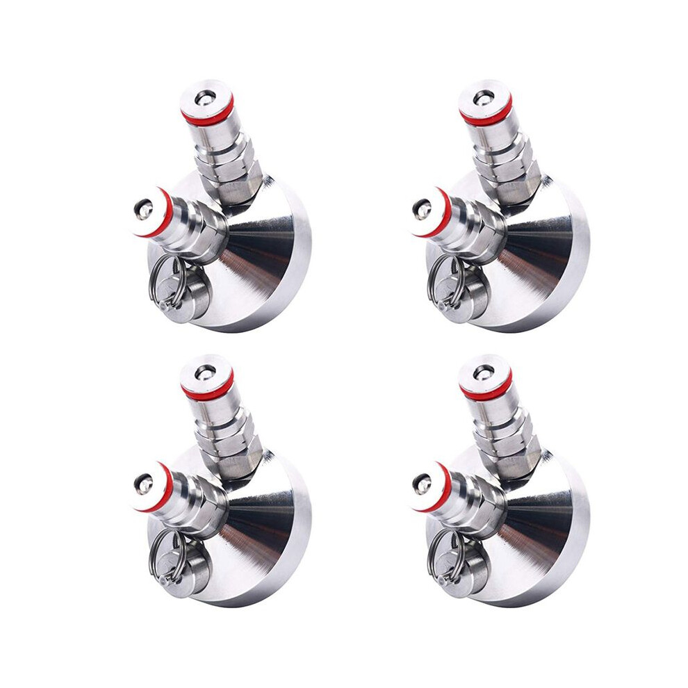 Brecantia 4X Lock Keg Tap Dispenser For Beer Keg Stainless Steel Dispenser Growler Homebrew Spear 3.6L/5L/10L