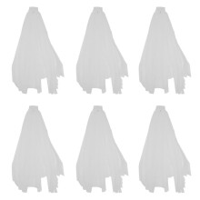 6X Simple Short Tulle Wedding Veils White Bridal for for Wedding Accessories