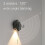 Night Light Motion Sensor Shell Shaped Spotlight Rechargeable Bedroom Corridor Staircase Mural Decorative Light White 4