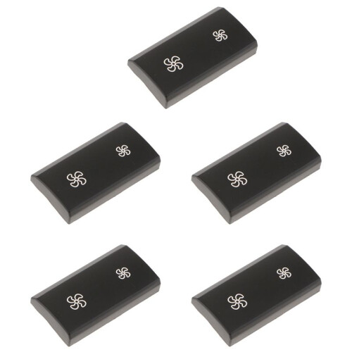 5X Car Wind Air Volume Air Conditioning Fan  Button Cover for  X5 X6 E70 E71
