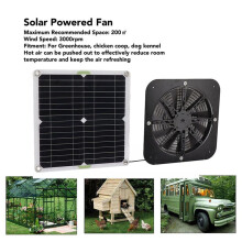 6X Mono-Polykristallines Solarmodul mit 13,5 Zoll Abluftventilatorhalterung Photovoltaik-Ventilator Belüftung Kühlung Solarmodul