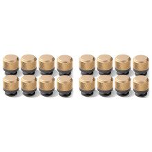 16 Pcs Knurled Cabinet Knobs Kitchen Drawer Knobs Knobs Handles Bathroom Cabinet Door Knobs Decorative Pull Knobs