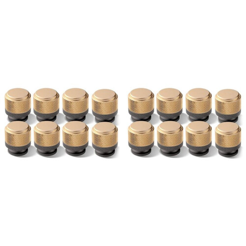 16 Pcs Knurled Cabinet Knobs Kitchen Drawer Knobs Knobs Handles Bathroom Cabinet Door Knobs Decorative Pull Knobs