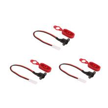 3X M365 Elektroroller-Zubehör, Ladeanschluss, Wasserdichter Kunststoffkopf, Wasserdichter Stecker, Komplettset