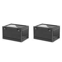 2X Large Lock Boxes for Personal Items, Medicine Lock Box with Code15.3x11x8.6in Combination Lockable Storage Box