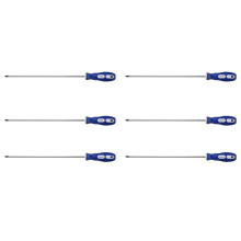 6pcs 12 Inch Length Shank 6mm Magnetic Tip Phillips Screwdriver