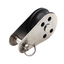 15PCS Stainless Steel M25 Pulley Block Hanging Wire Towing Wheel Lifting Wire Rope Cable Pulley Roller